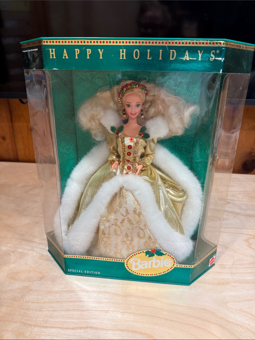 Barbie Gold and White Holiday Collector Doll
